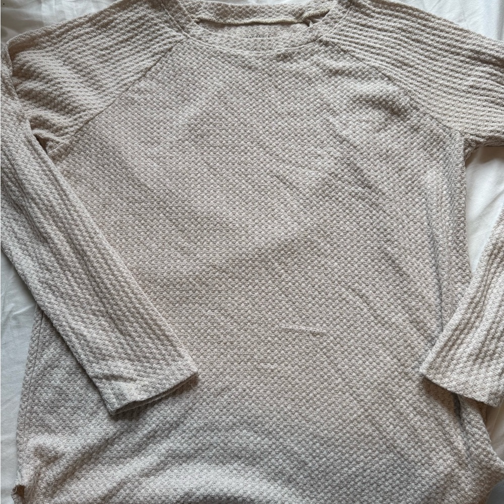 American Eagle Soft and sexy plush waffle top